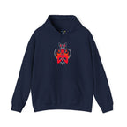 Edgy Bunny Heart Hoodie