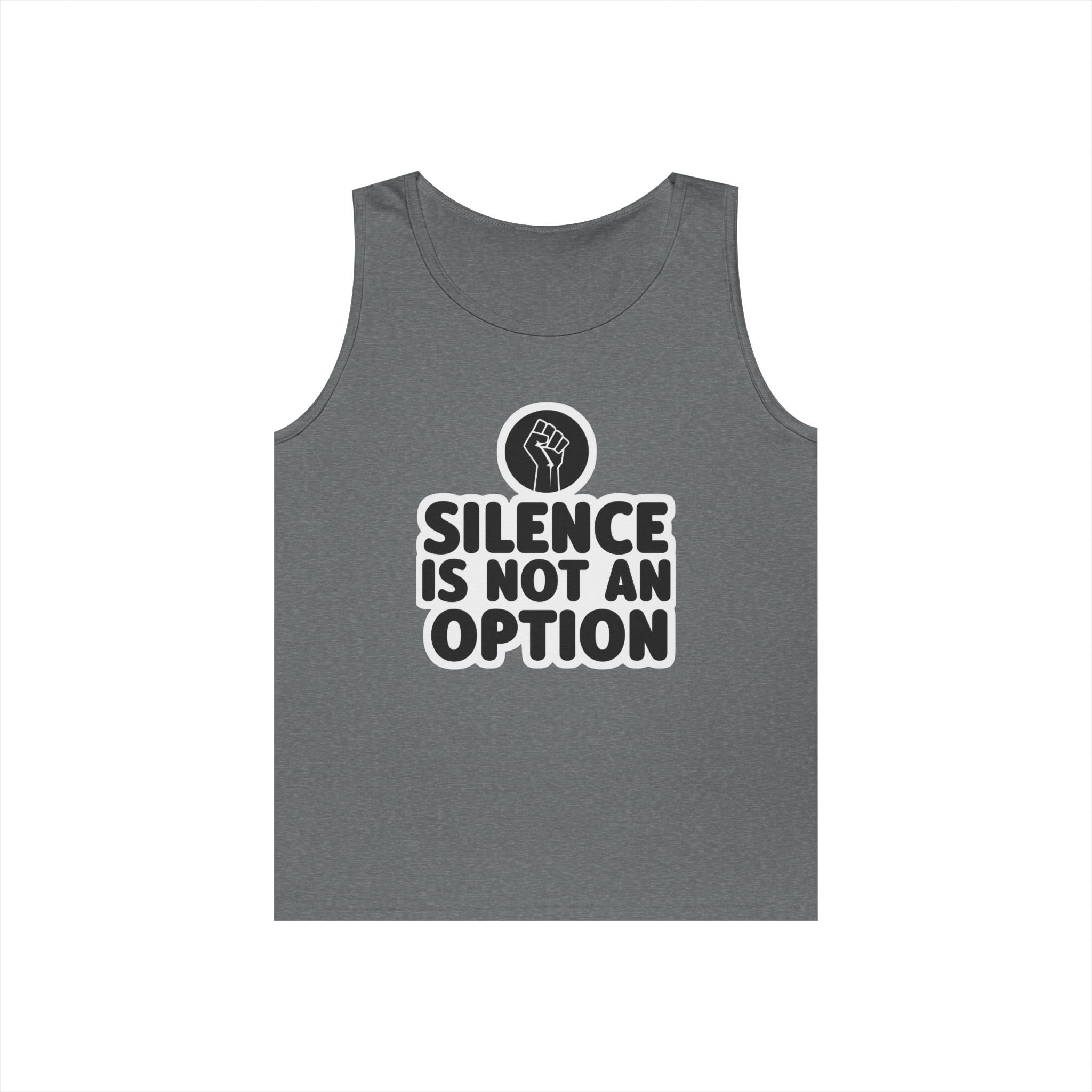 Protest Statement Tank Top - Unisex Heavy Cotton Tee, Activism Apparel, Gift for Advocates, Everyday Wear, Equality Message