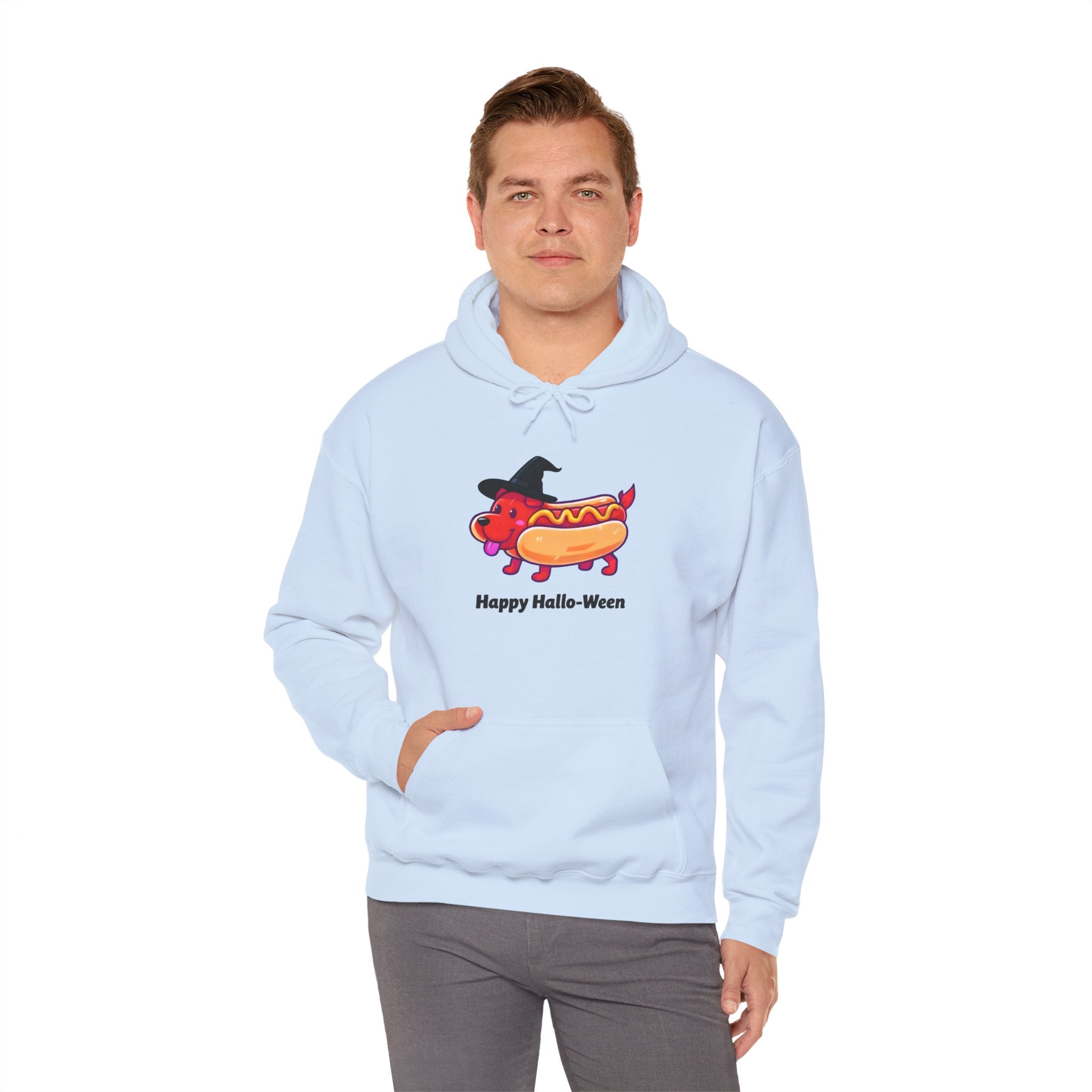 "Happy Hallo-Ween" Hotdog Costume Hoodie