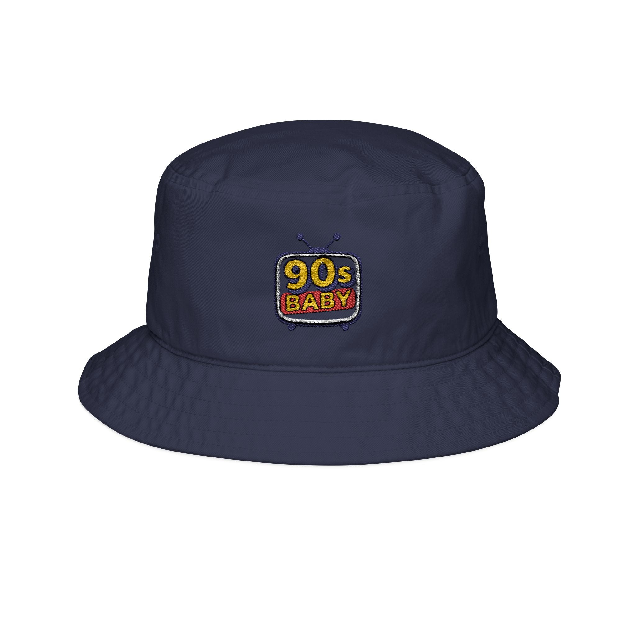 90s Baby Bucket Hat - Embroidered