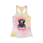 "Happy Deathday" Clown Tie-Dye Racerback Tank