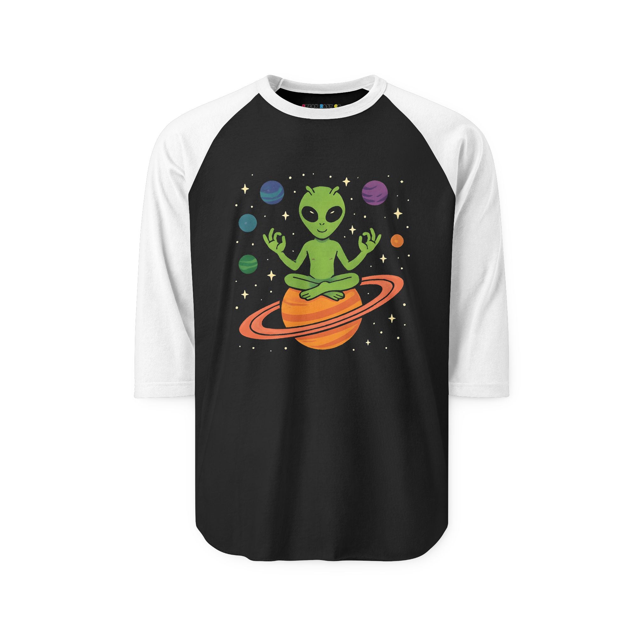 Galactic Alien 3/4th Sleeve Raglan Shirt
