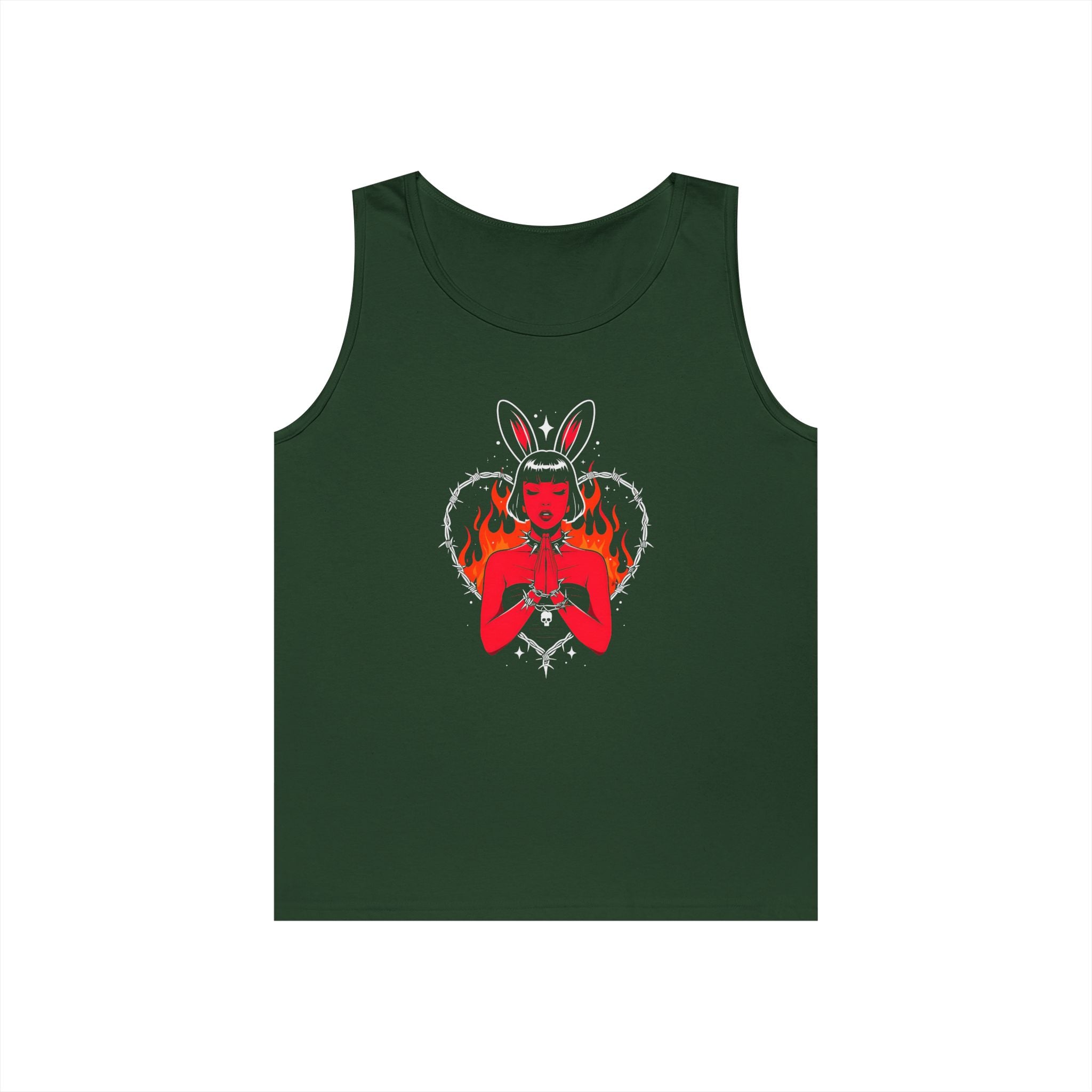 Edgy Bunny Heart Tank