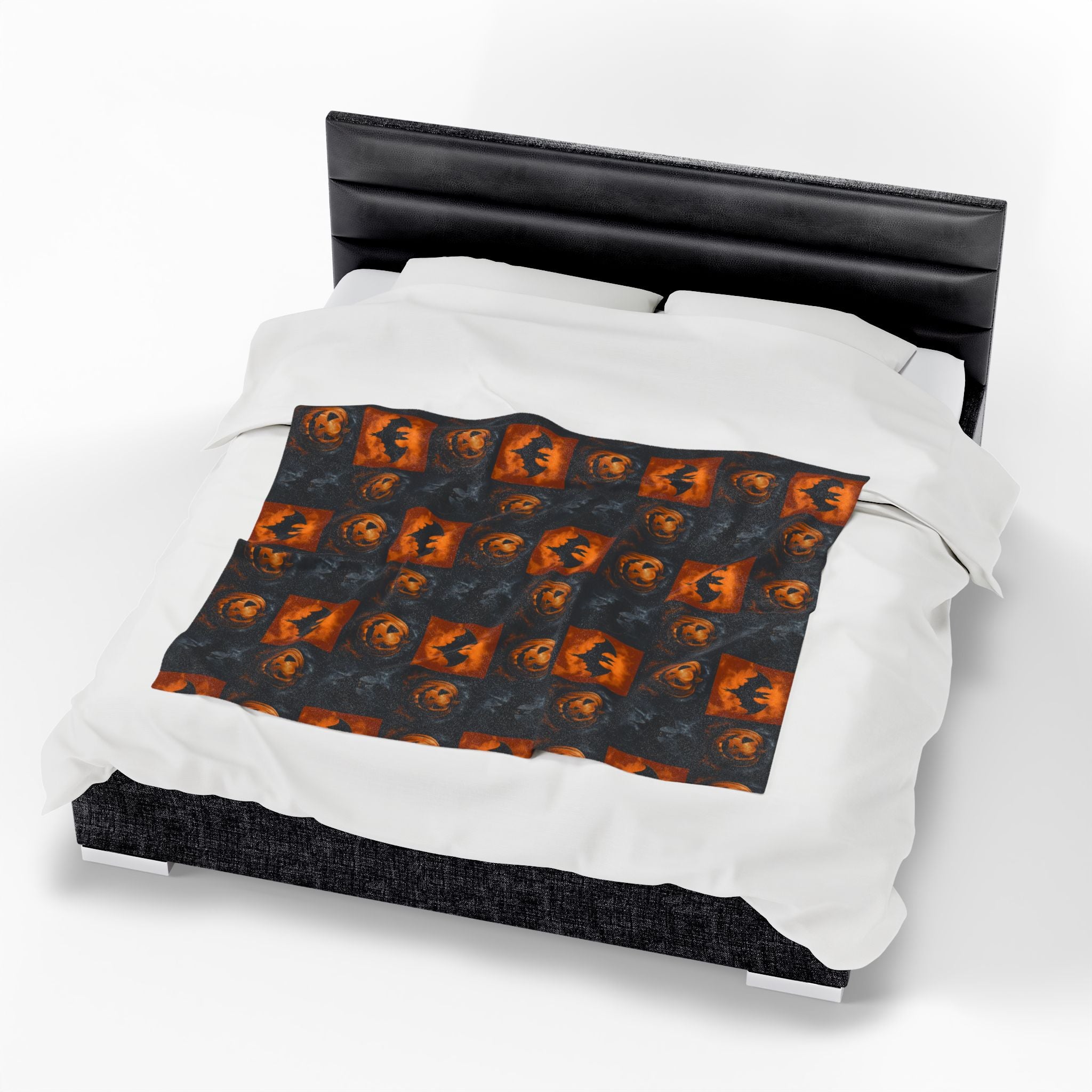 Halloween Themed Velveteen Plush Blanket