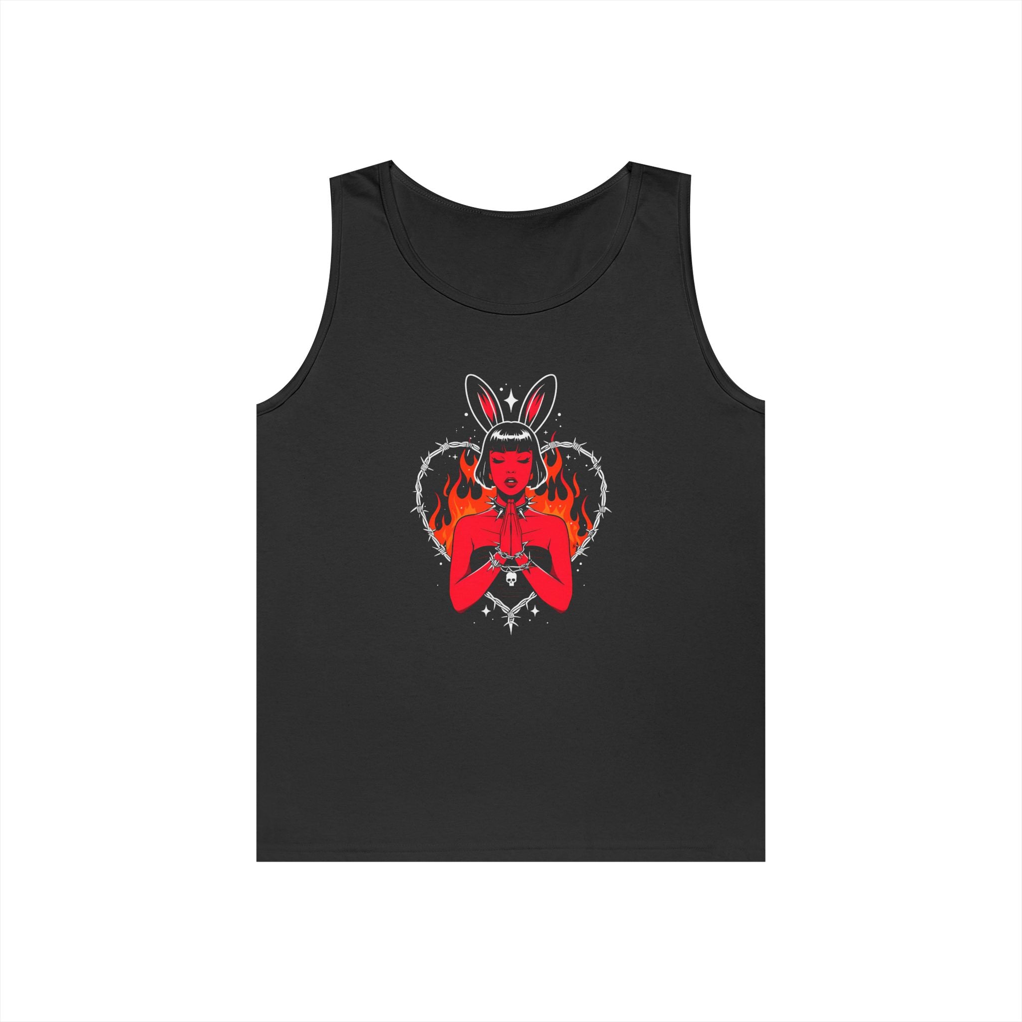 Edgy Bunny Heart Tank