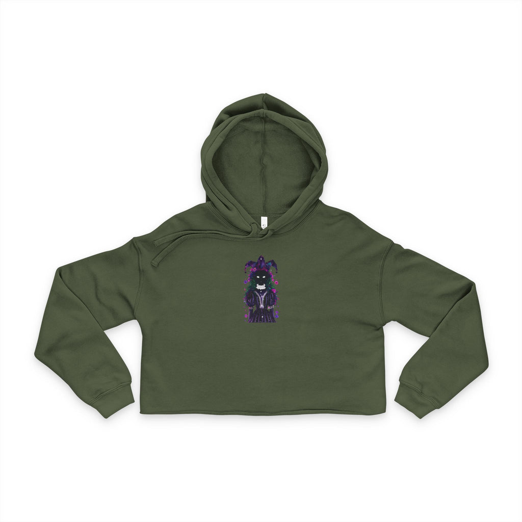 Mystical Joker Cropped Hoodie