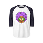 Afro 3/4th Sleeve Raglan Shirt