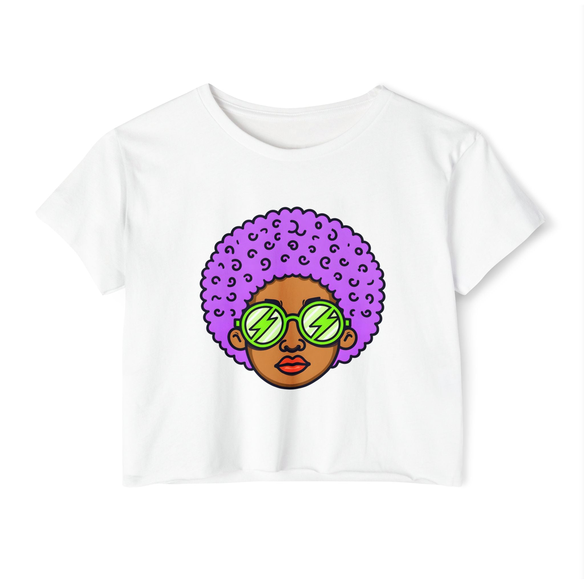Afro Cropped Tee