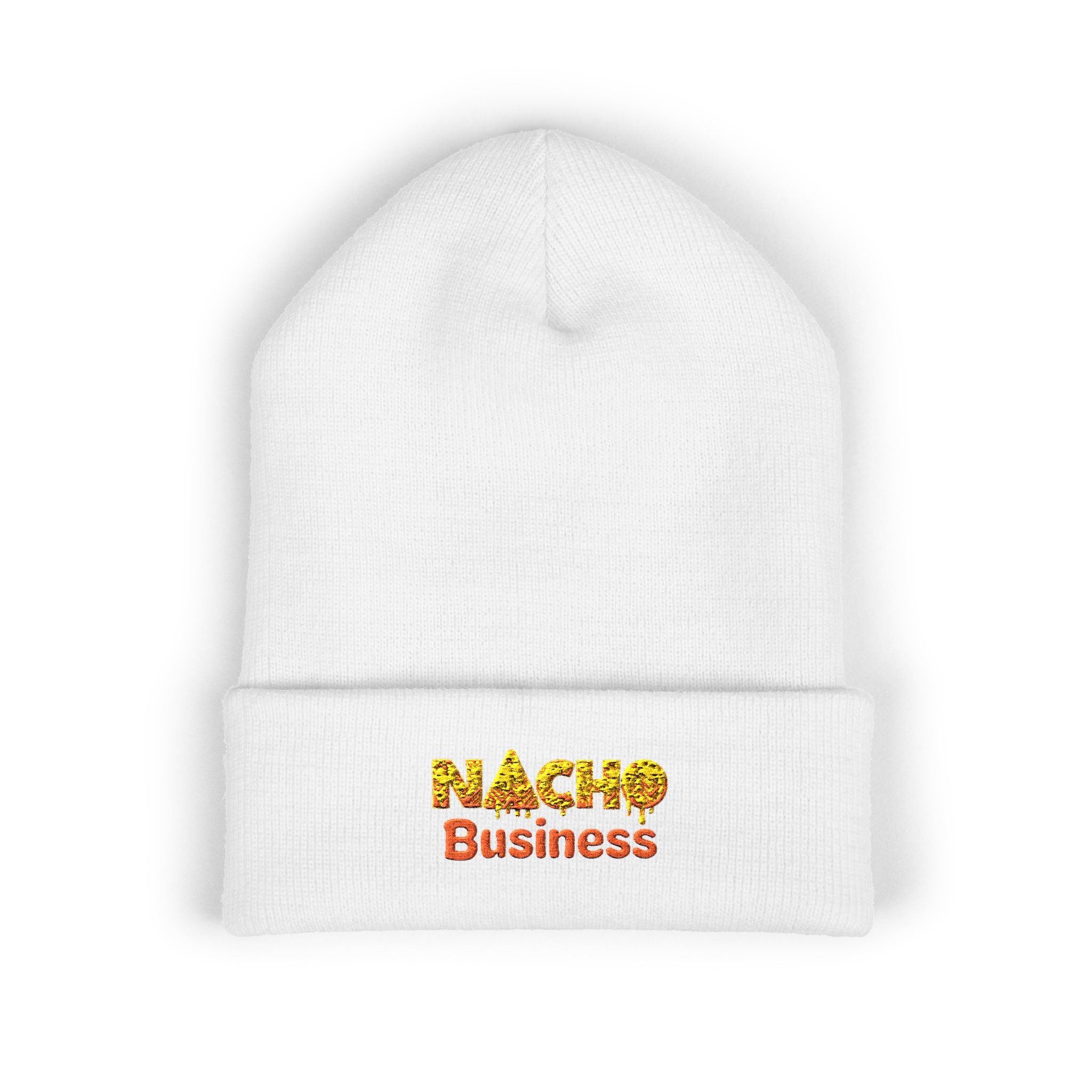 Nacho Business Embroidered Classic Cuffed Beanie