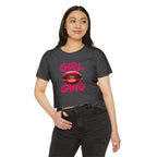 "Girl Gang" Cropped Tee