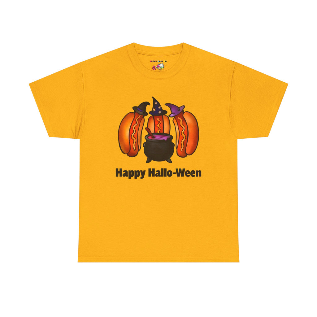 "Happy Hallo-Ween" Hotdog Witches Tee