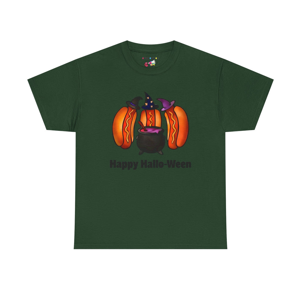"Happy Hallo-Ween" Hotdog Witches Tee