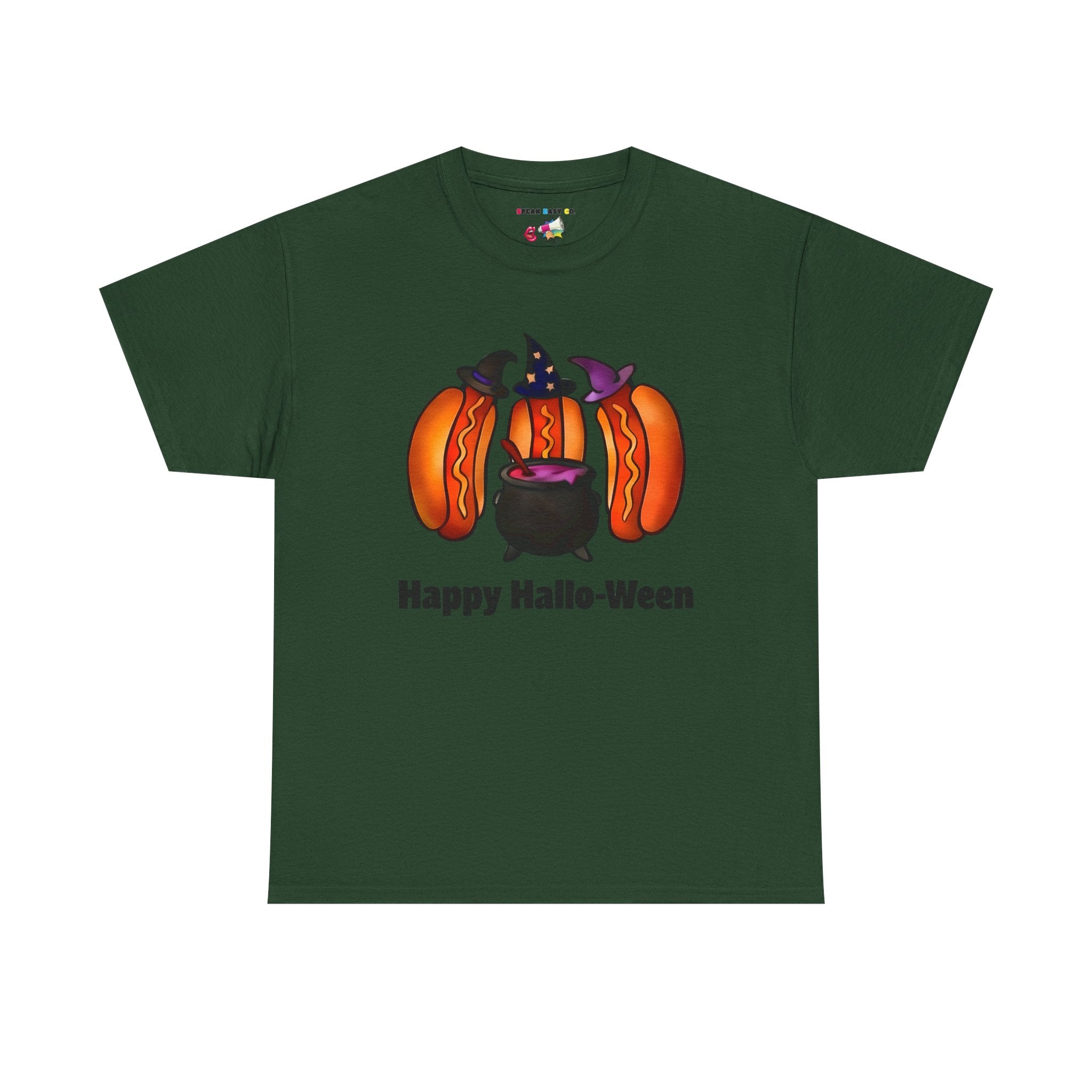 "Happy Hallo-Ween" Hotdog Witches Tee
