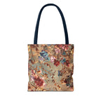 Floral Print Tote Bag