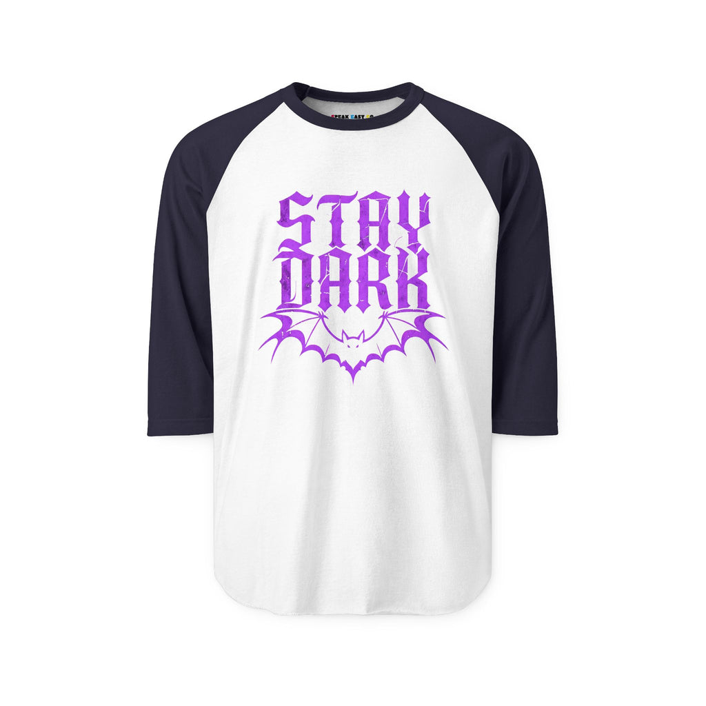 "Stay Dark" 3/4th Sleeve Raglan Shirt