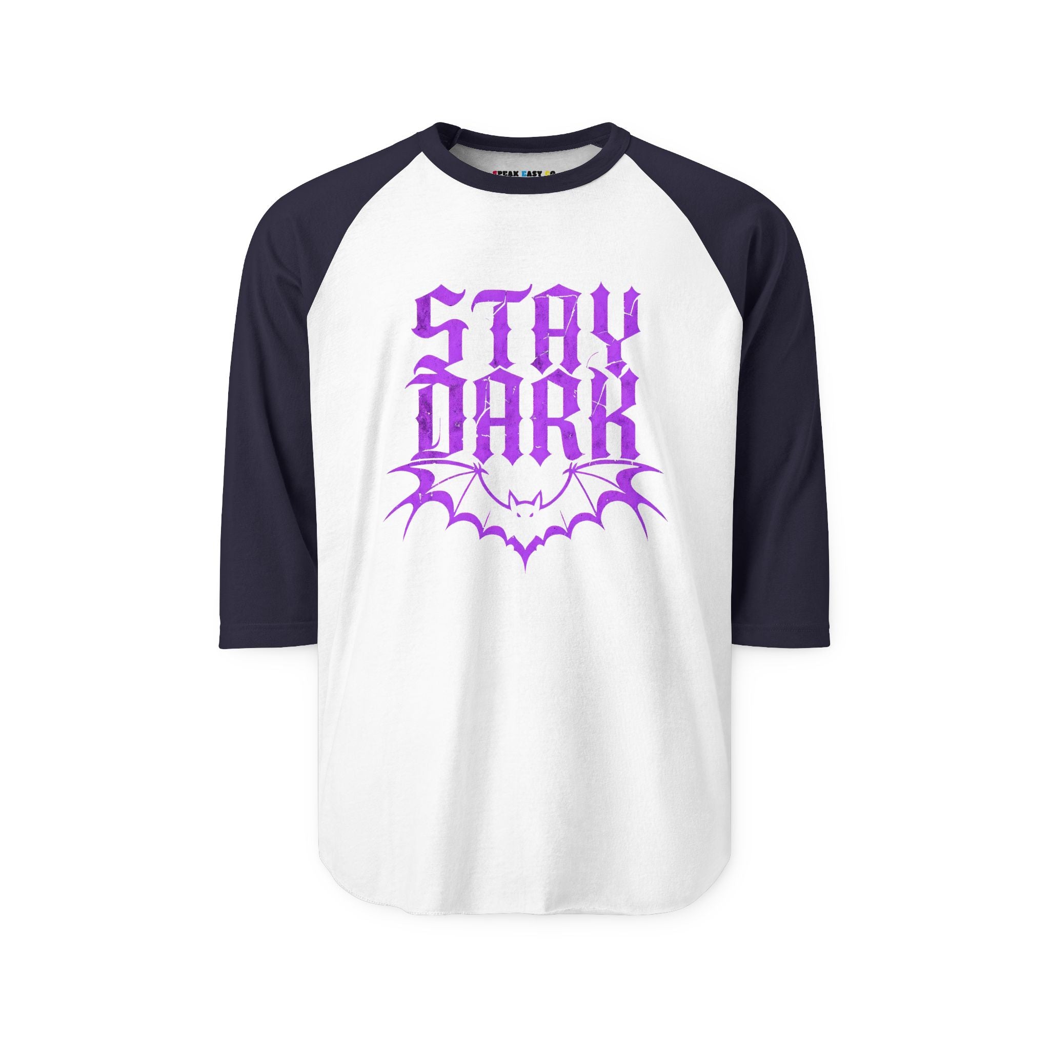 "Stay Dark" 3/4th Sleeve Raglan Shirt