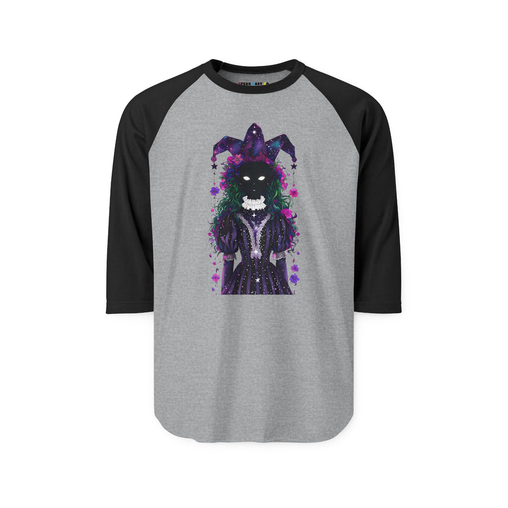 Mystical Joker 3/4th Sleeve Raglan Shirt