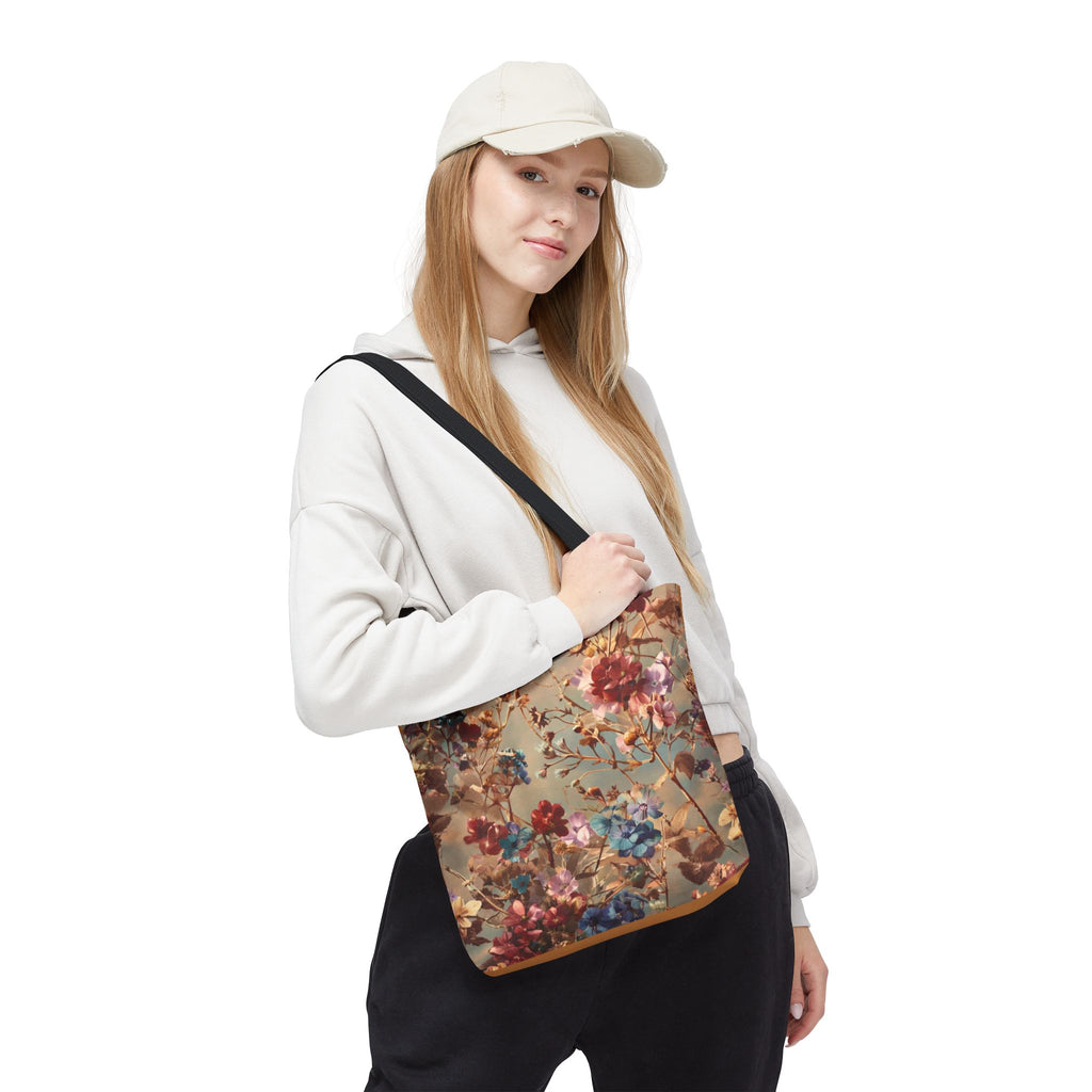 Floral Print Tote Bag
