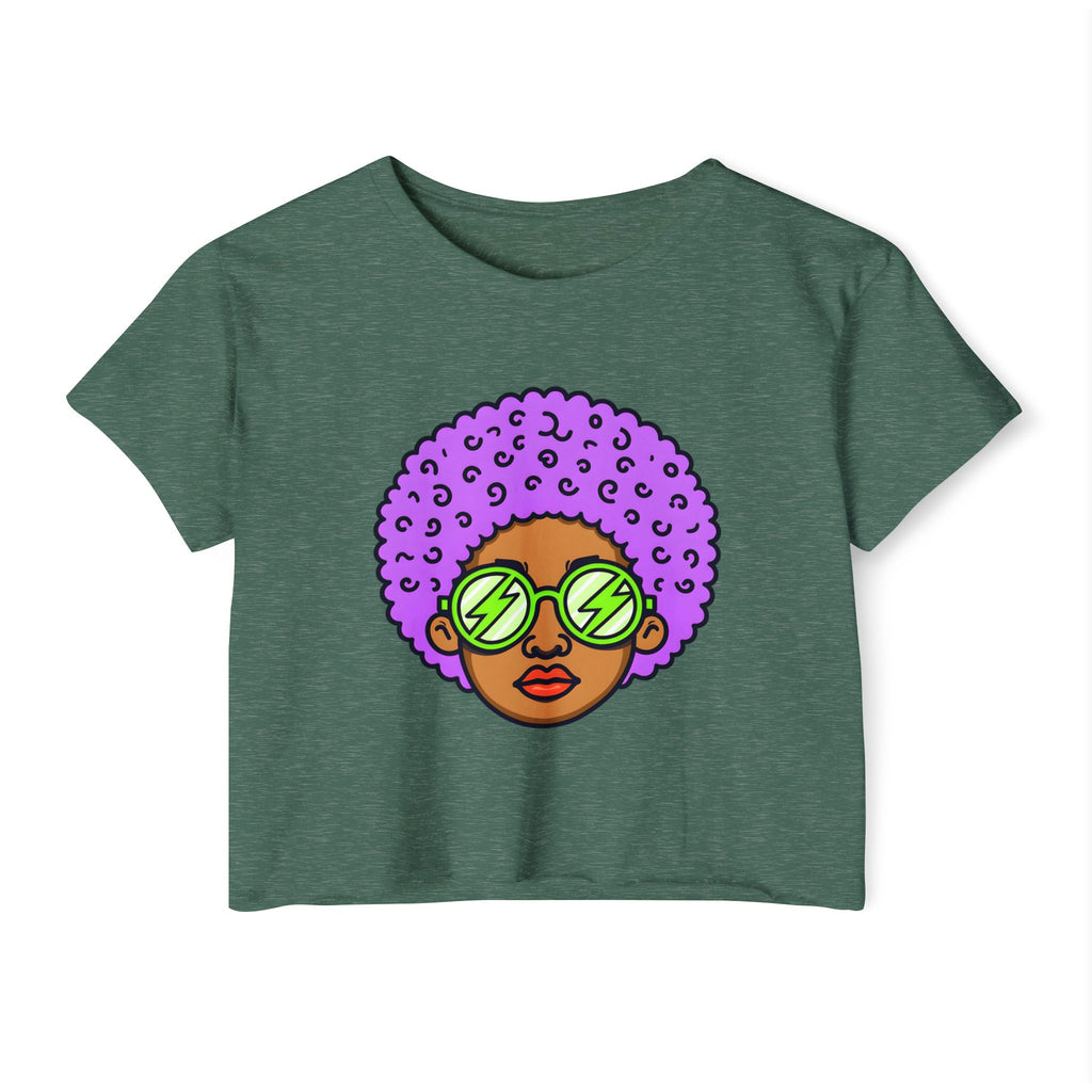 Afro Cropped Tee
