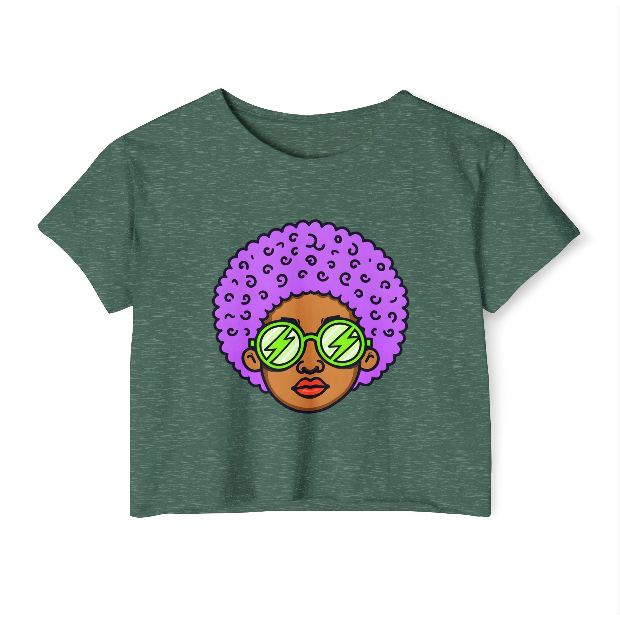 Afro Cropped Tee