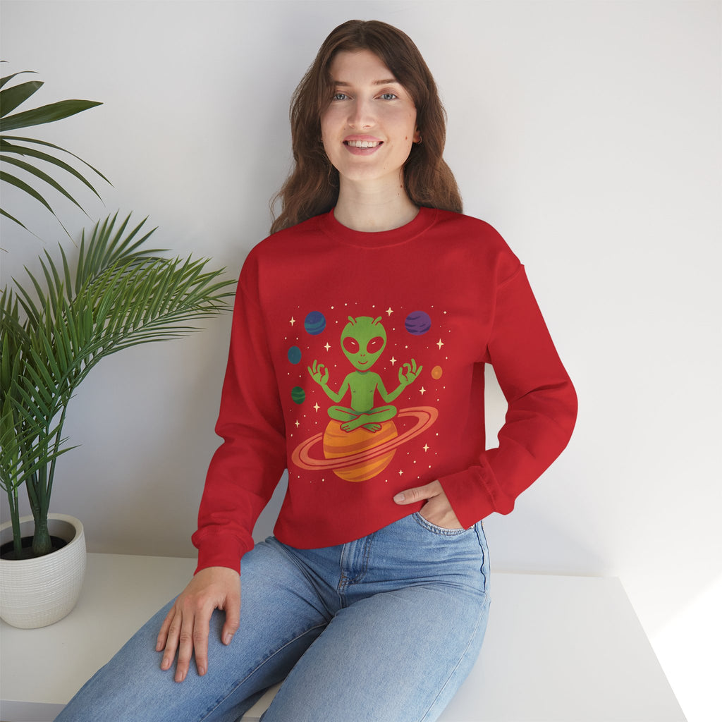 Galactic Alien Crewneck Sweatshirt