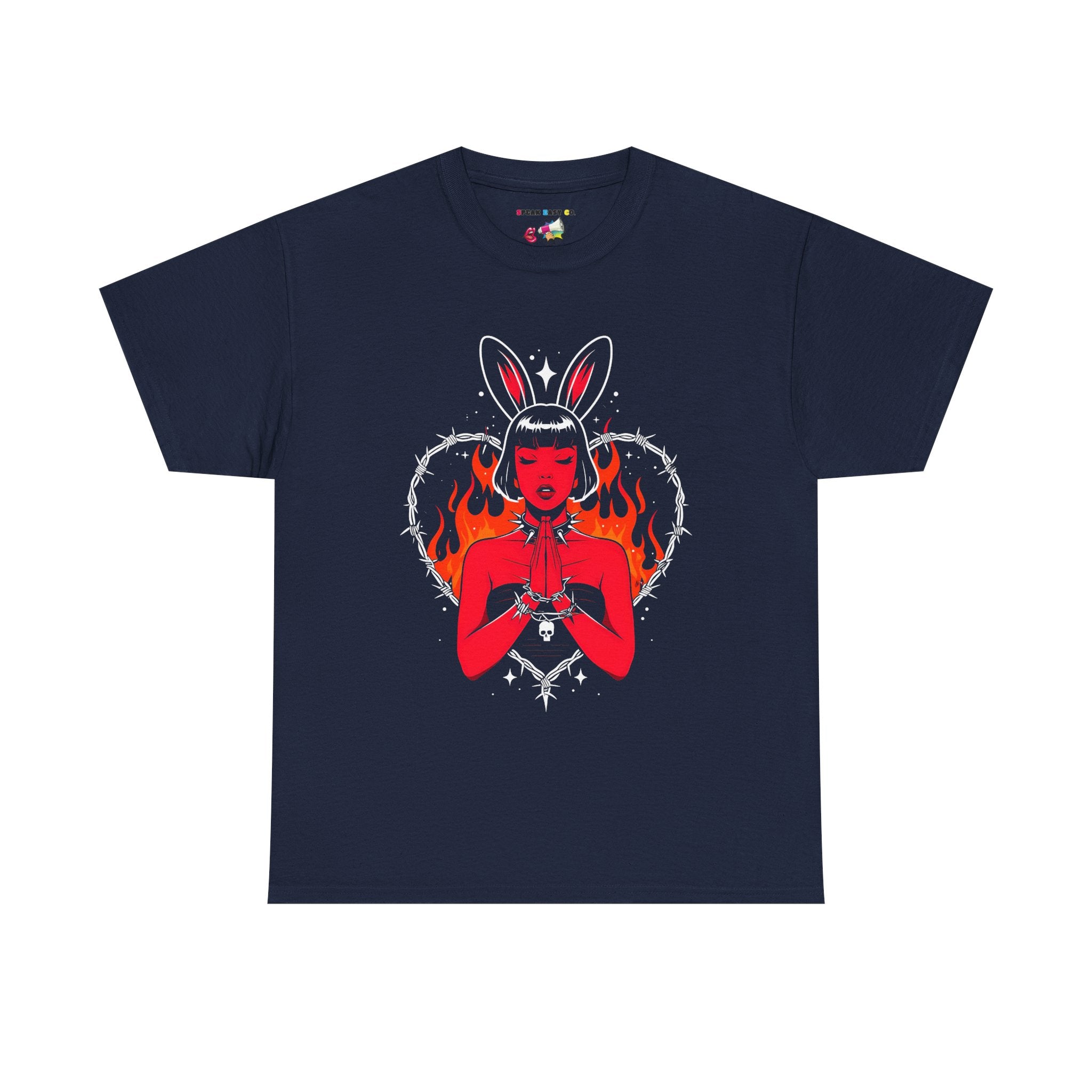 Edgy Bunny Heart Tee