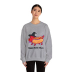 "Happy Hallo-Ween" Hotdog Costume Crewneck Sweatshirt
