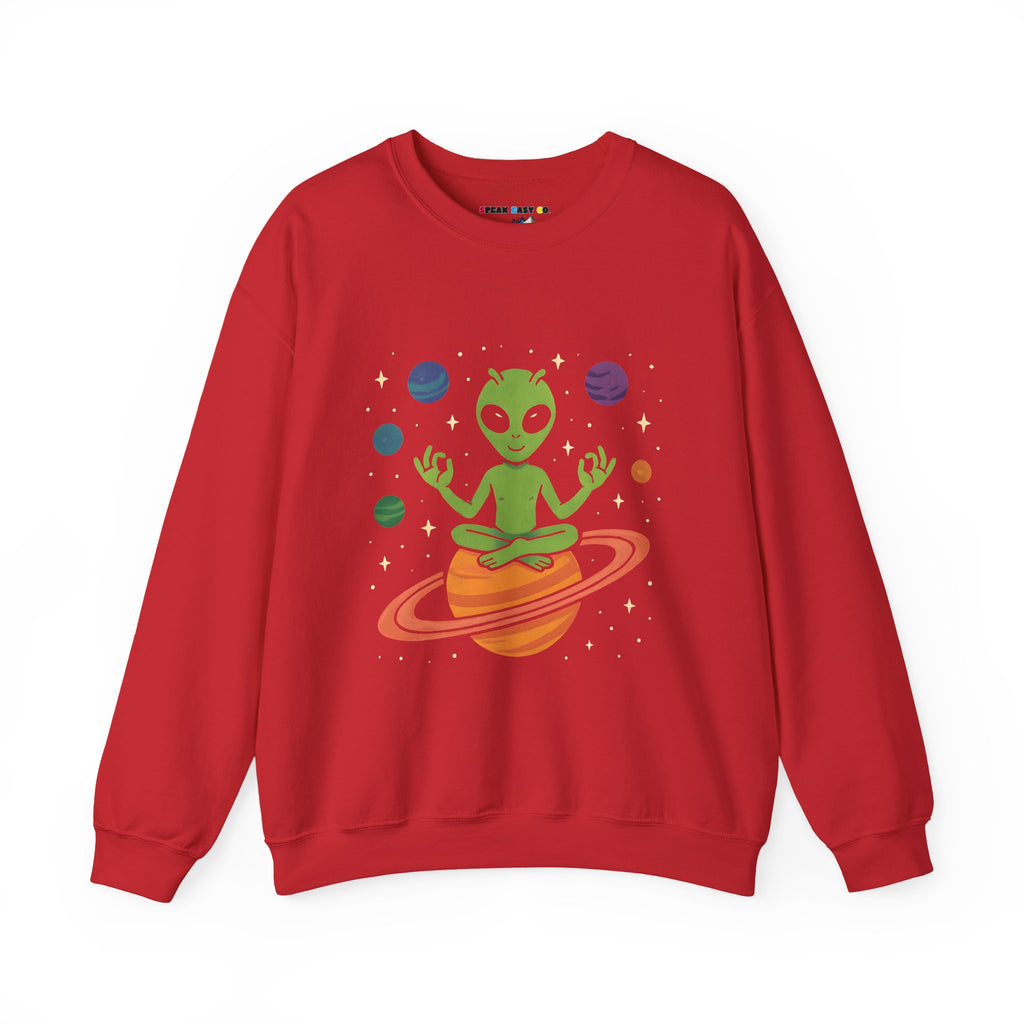 Galactic Alien Crewneck Sweatshirt