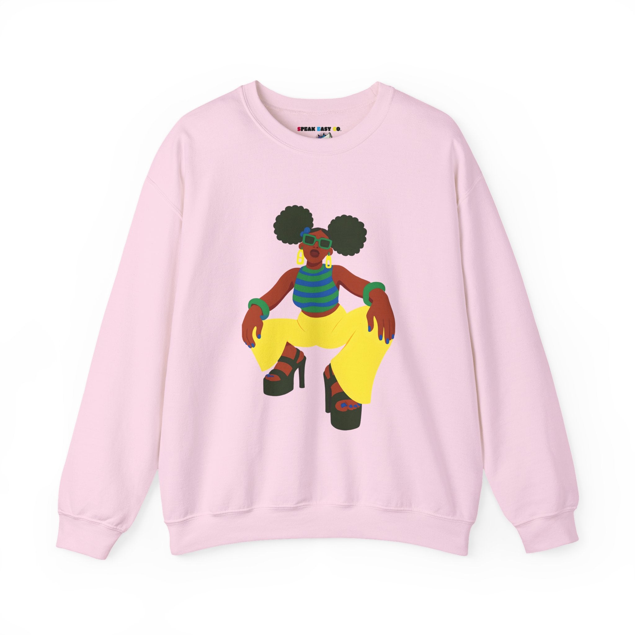 Afro Puffs Crewneck Sweatshirt