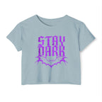 "Stay Dark" Cropped Tee