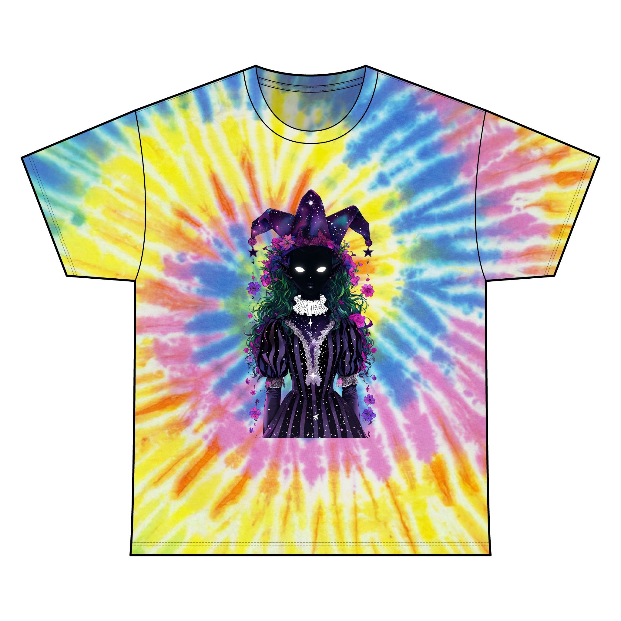 Mystical Joker Tie-Dye Tee