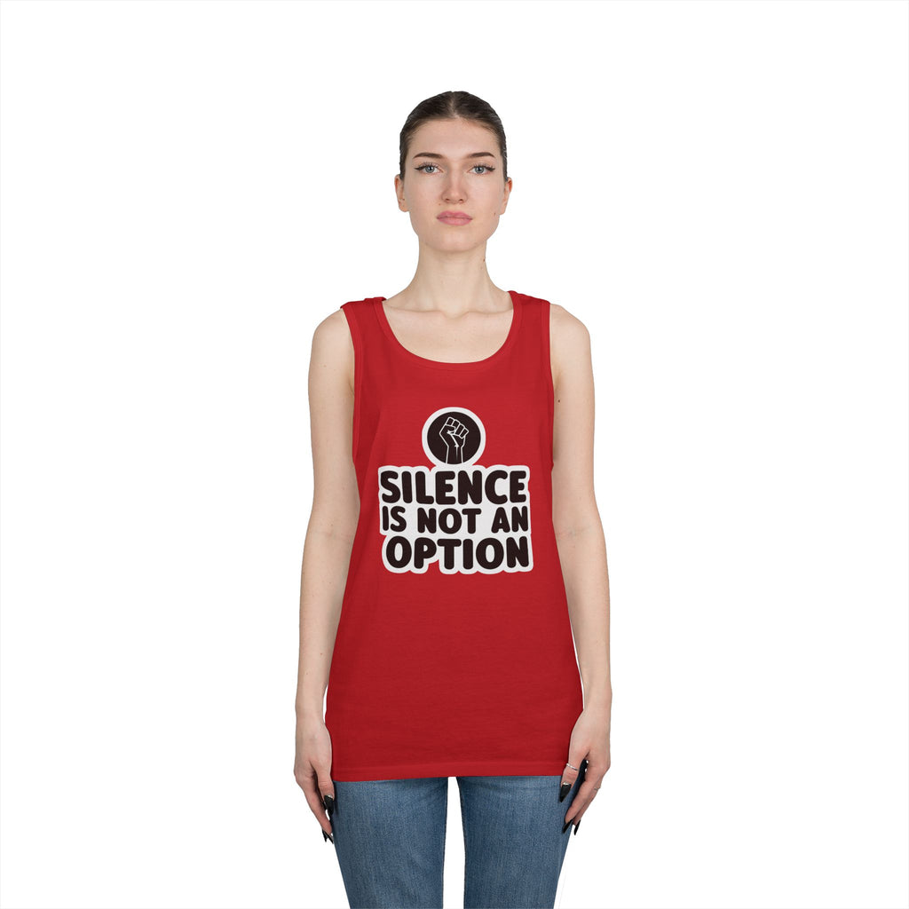 Protest Statement Tank Top - Unisex Heavy Cotton Tee, Activism Apparel, Gift for Advocates, Everyday Wear, Equality Message