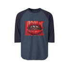 "Kiss Me" 3/4th Sleeve Raglan Shirt