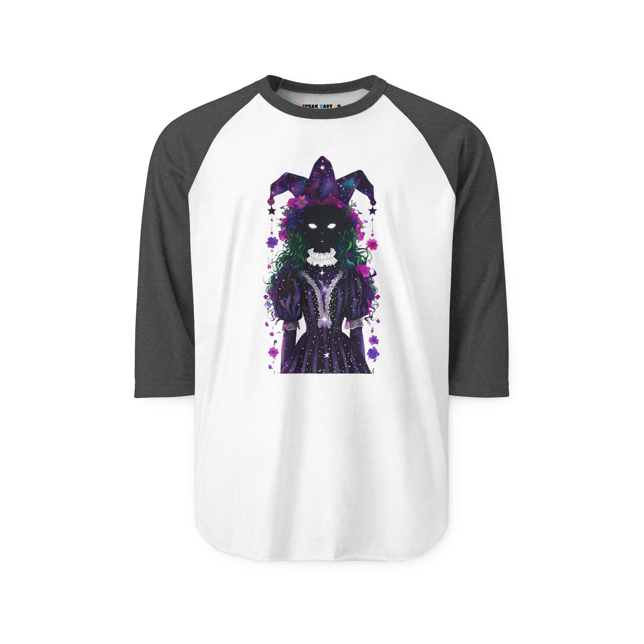 Mystical Joker 3/4th Sleeve Raglan Shirt