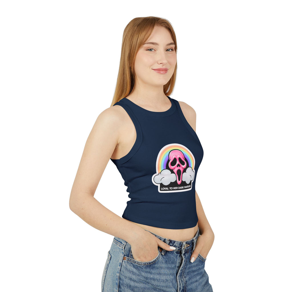 Ghostface Crop Tank Top