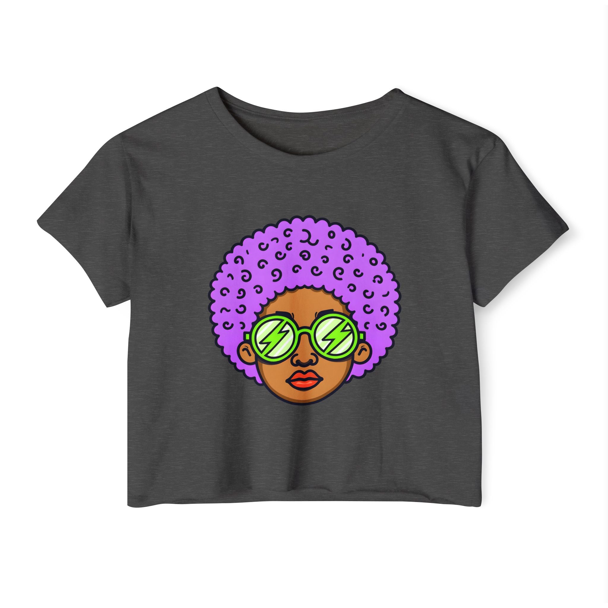 Afro Cropped Tee