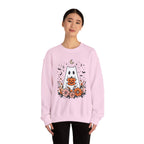 Cute Ghost Pumpkin Crewneck Sweatshirt