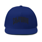 California Embroidered Flat Bill Cap