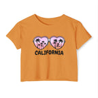California Glasses Cropped Tee