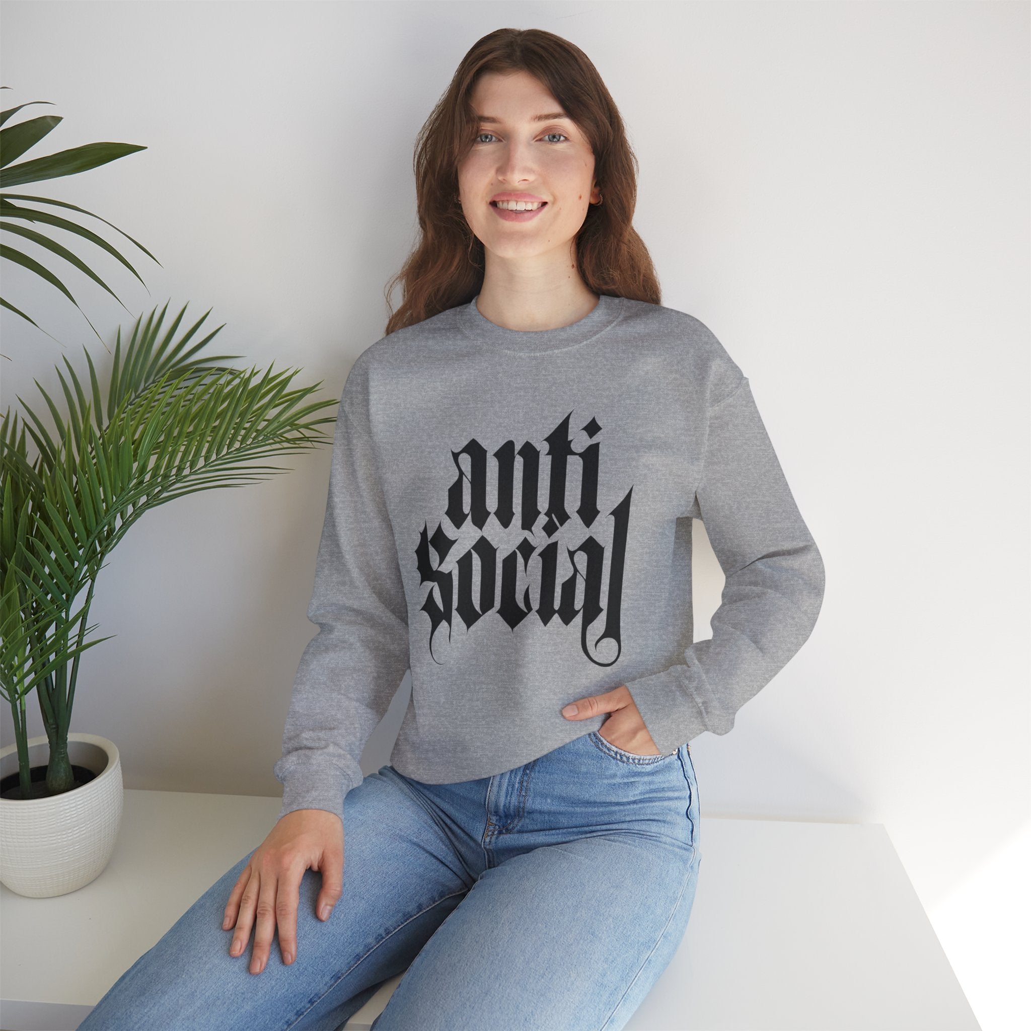 Anti-Social Crewneck Sweatshirt