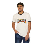 Retro Floral Ringer T-Shirt | Groovy