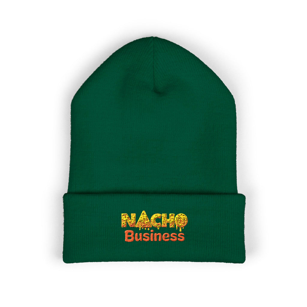 Nacho Business Embroidered Classic Cuffed Beanie