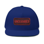Uncensored Embroidered Flat Bill Cap