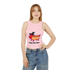 "Happy Hallo-Ween" Hotdog Costume Racer Tank