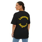 Humorous Oversized Tee - Squeeze Me, Lemonade Anyone?