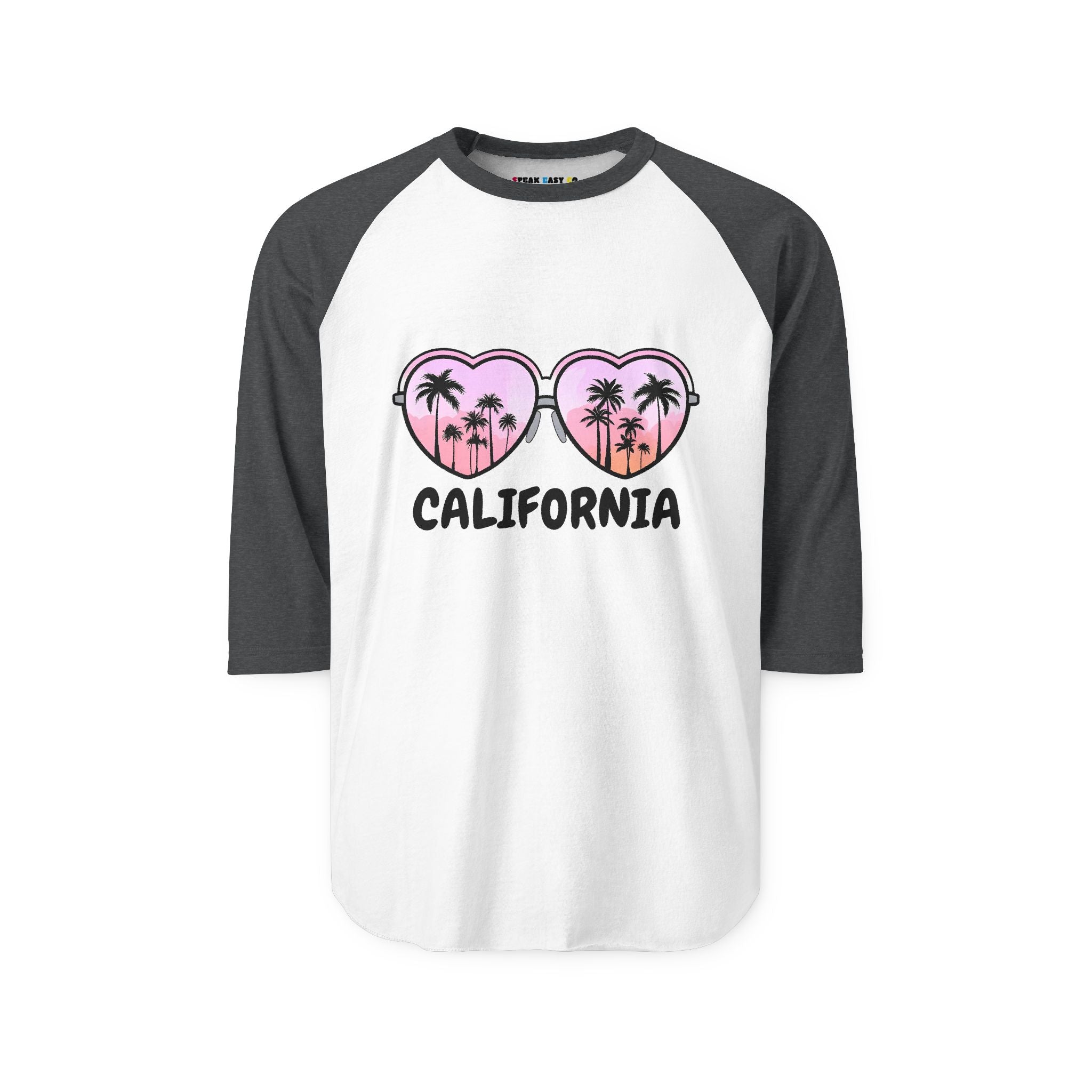 California Glasses 3/4th Sleeve Raglan Shirt