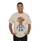 Robot Flower Power Tee