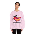"Happy Hallo-Ween" Hotdog Costume Crewneck Sweatshirt