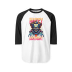 "Happy Deathday" Clown 3/4th Sleeve Raglan Shirt