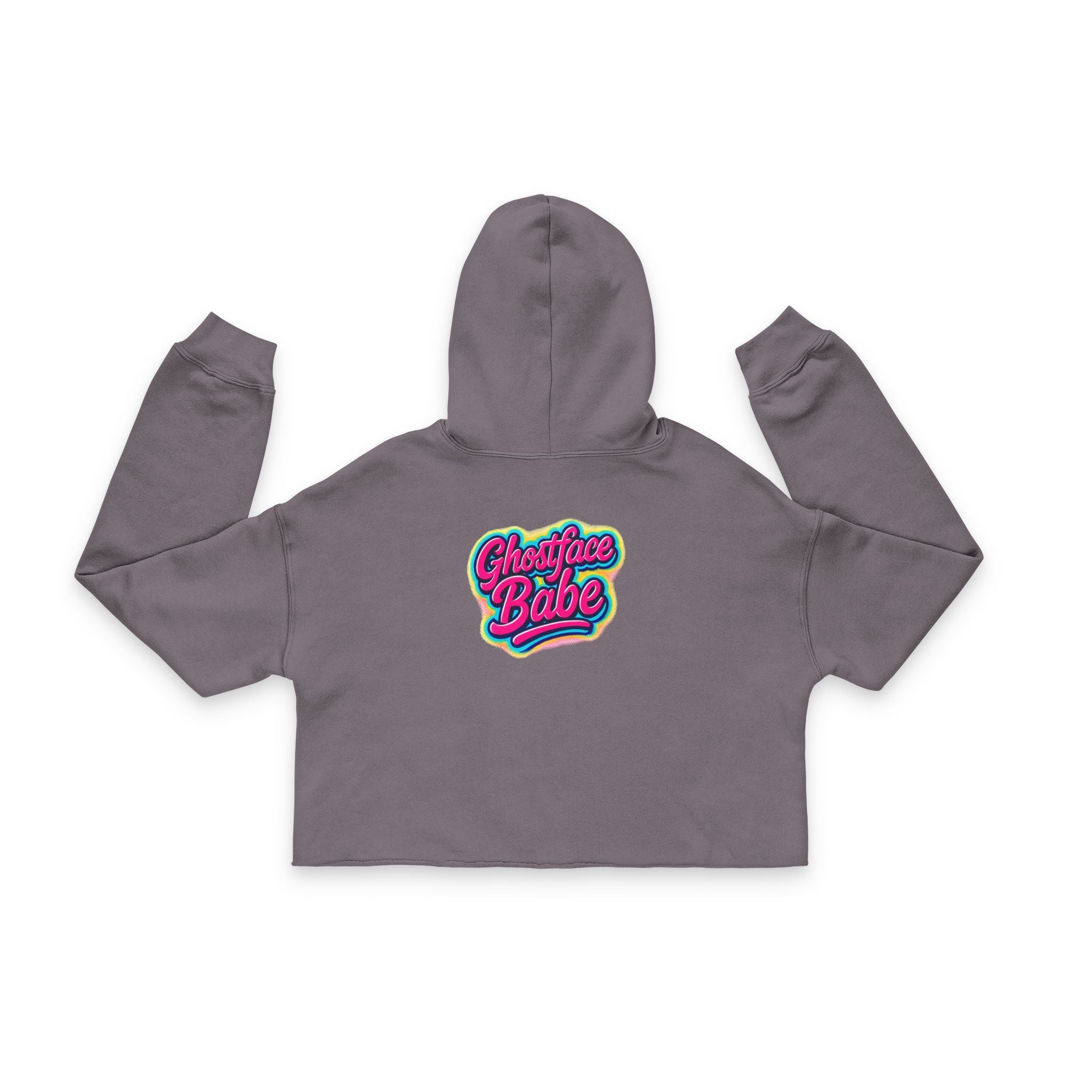 GhostFace Babe Cropped Hoodie